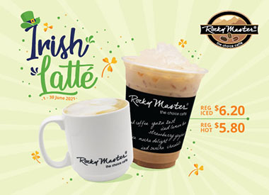 Rocky Master's Irish Latte is back!